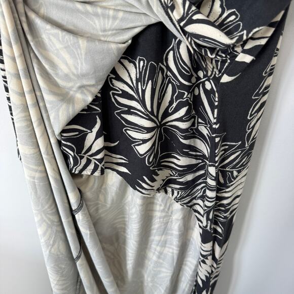 Z Supply Black and Cream Sleeveless Palm Print Sundress size M - Picture 9 of 9
